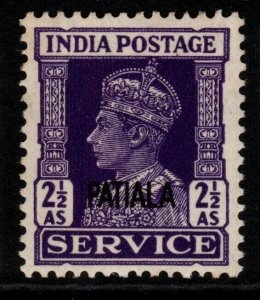 INDIA-PATIALA SGO79 1940 2½a BRIGHT VIOLET MTD MINT