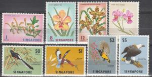 Singapore #62-9  MNH CV $77.15 (A17297)