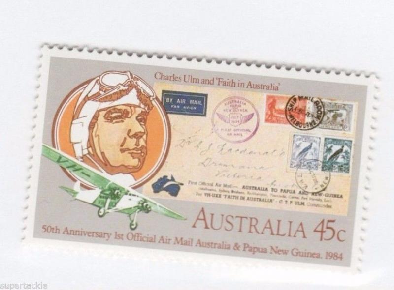 1986 Australia Sc #991a ** MNH VF Air Mail 50th Anniversary set. airplane
