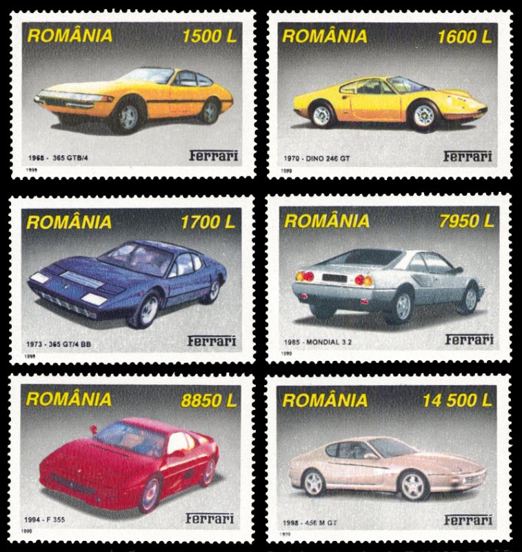 Romania 1999 Scott #4336-4341 Mint Never Hinged