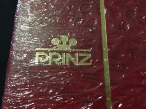 PRINZ NEW 32 Sides Black Page Sealed Stockbook Blue Red Black Cover Currently(SB