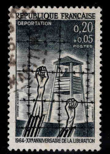 FRANCE Scott B377 Used Concentration camp stamp