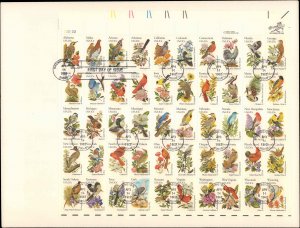 United States, Canada, First Day Cover, Animals, Birds