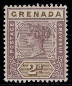 GRENADA QV SG50, 2d mauve & brown, LH MINT. Cat £40.