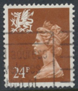 Wales  GB  Machin 24p SG W59  Used    SC# WMMH45  see details