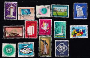 U.N. - Geneva # 1-14, Complete Set, Used, Third Cat