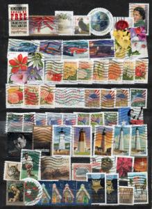 Forever  USA 63 Different  Used 2013 stamps