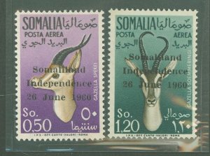 Somalia (Italian Somaliland) #C68-C69  Single (Complete Set) (Animals)