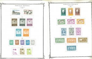 Dominican Rep.1906-1970 M & U Hinged on Scott Specialty Pages