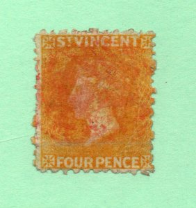 Saint Vincent - SG# 12 Used - red cancel / No watermark     -      Lot 0924097