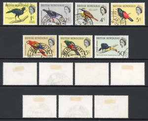 British Honduras SG239/45 QEII 1967 Set of 7 Used