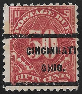 US #J76 50c Postage Due