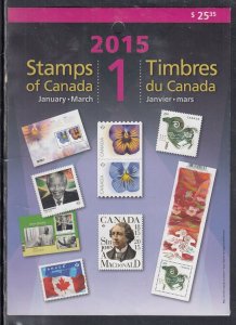 Canada MNH - Quaterly Pack 2015/01 
