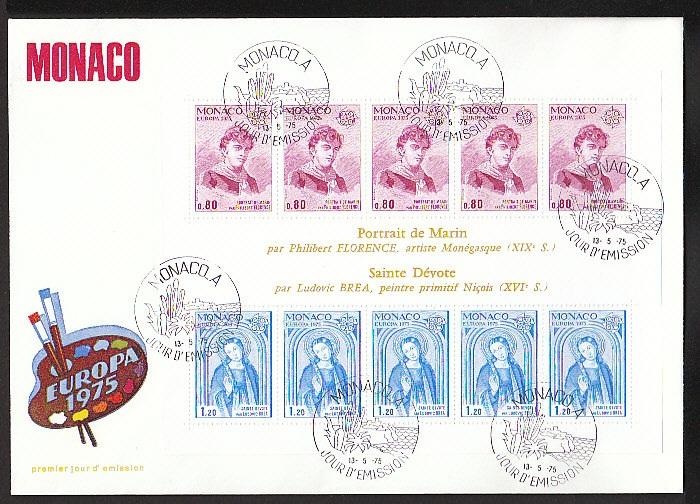 Monaco 962a Europa Sheetlet U/A FDC