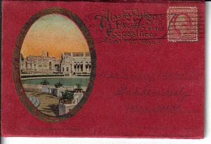US 1909 ALASKA YUKON PACIFIC EXPOSITION FOLDER WITH 15 COLOR POST CARDS OF THE E