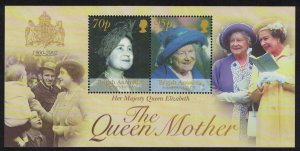 BAT Queen Elizabeth the Queen Mother Commemoration MS SG#MS346