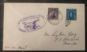 1932 Aparri Philippines Second Flight Airmail Cover FFC To Madrid Spain