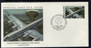 Marshall Islands 520 Atomic Bomb Dropped WWII U/A FDC