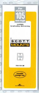 Scott Mounts Clear 105mm STRIP 265mm, (Pgk. 10)(00954C)