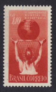 Brazil  #813  1954  MNH 2nd world basketball championship complete