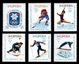 1967 Albania 1233-1238 1968 Olympic Games in Grenoble 4,50 €