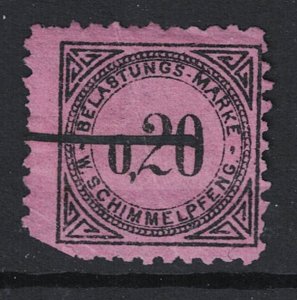 Germany Circa 1900 Local Postage Duge Used - S29191