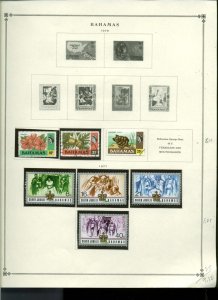 Collection, Bahamas Part B Scott Album Page, 1918/1996, Cat $80 Mint & Used