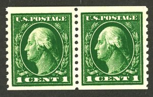 U.S. #443 MINT PAIR OG HR