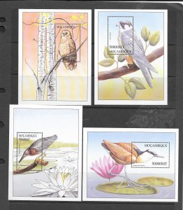 BIRDS - MOZAMBIQUE #1581-84 S/S   MNH
