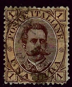 Italy SC#56 Used Fine hr SCV$22.00...!!