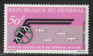 Senegal Scott C33 MNH** IAir Afrique 50fr airmail CV $2