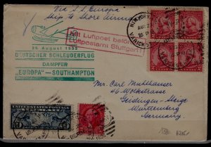 USA Catapult cover 29.8.33 Europa-Southampton