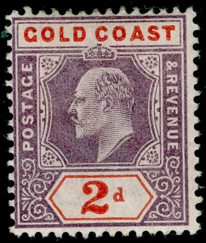 GOLD COAST SG40, 2d dull purple & orange-red, M MINT. Cat £48. WMK CA 