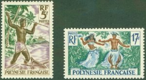 FRENCH POLYNESIA 193-4 MNH CV $7.25 BIN $3.75