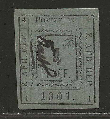 TRANSVAAL SC# 184(SG#10e) RIGHT 'AFB'   VF/MOG