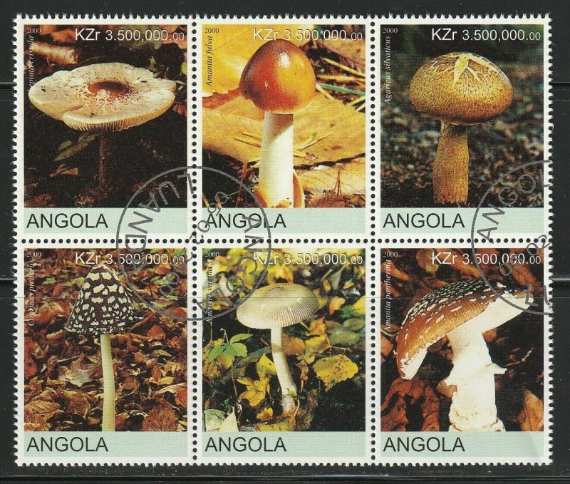 Angola Mushrooms Used No Catalogue