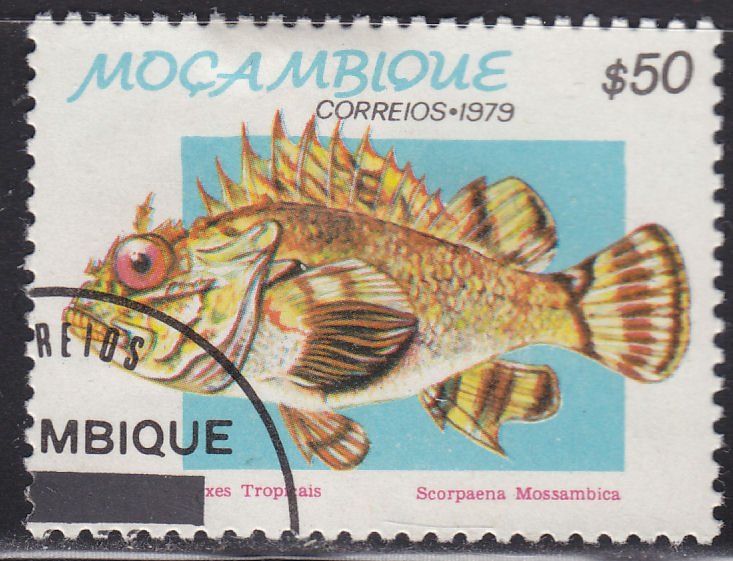 Mozambique 642 Scorpion Fish 1979