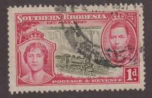 Southern Rhodesia 38 Queen Elizabeth, George VI 1937