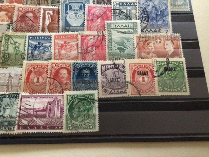 Greece mixed used stamps A10495