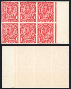 1d Downey Paper Trial in scarlet John Allen finished paper Cat 840