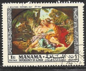 Manama Michel 444A: 1r Sylvia and Phyllis; Boucher, CTO, VF