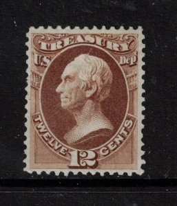 USA #O78 Very Fine Mint Full Original Gum Hinged - Internal Tear At top Of Head