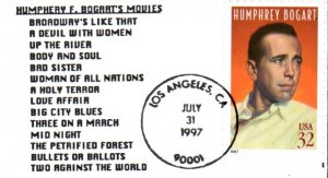 #3152 Humphrey Bogart Mini Special FDC