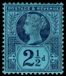 SG201 SPEC K31(1), 2½d pale purple/blue, LH MINT. Cat £25. 