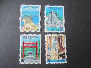 Korea 1973 Sc 847-50 MNH