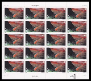 US C134 Airmail Rio Grande 40c sheet (20 stamps) MNH 1999