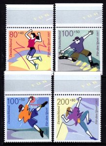 Germany 1997 Sports Complete Mint MNH Set SC B809-B812