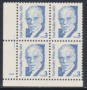 2170 Paul White Plate Block MNH