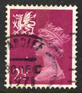 STAMP STATION PERTH Wales #WMH1 QEII Definitive Used 1971-1993