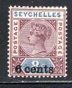 Seychelles, Scott #32   F/VF Crease, Unused, CV $7.00  ..... 5630216